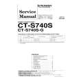 Cover page of PIONEER CT-S740S Service Manual