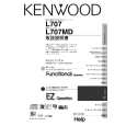 Cover page of KENWOOD L707 Owner's Manual