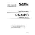 Cover page of TEAC DA-45HR Service Manual