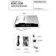 Cover page of KENWOOD KAC526 Service Manual