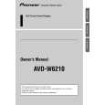 Cover page of PIONEER AVD-W6210 Service Manual
