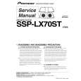 Cover page of PIONEER SSP-LX70ST/XTW/E Service Manual