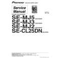 Cover page of PIONEER SE-MJ2/XZC/EW5 Service Manual
