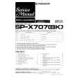 Cover page of PIONEER SP-X707 (BK) Service Manual