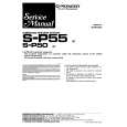 Cover page of PIONEER SP55 XE Service Manual