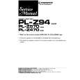 Cover page of PIONEER PL-Z470 Service Manual