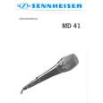 Cover page of SENNHEISER MD 41 Owner's Manual