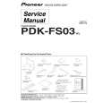 Cover page of PIONEER PDK-FS03 Service Manual