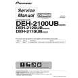 Cover page of PIONEER DEH-2110UB/XS/UR Service Manual