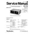 Cover page of TECHNICS RS-1W Service Manual