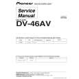 Cover page of PIONEER DV-46AV Service Manual