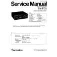 Cover page of TECHNICS SYFD5 Service Manual