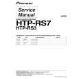 Cover page of PIONEER HTP-RS7/WDLPWXJ Service Manual