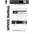 Cover page of KENWOOD KRX7 Service Manual