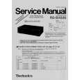 Cover page of TECHNICS RS-BX626 Service Manual