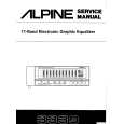 Cover page of ALPINE 3339 Service Manual