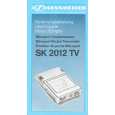 Cover page of SENNHEISER SK 2012 TV Owner's Manual