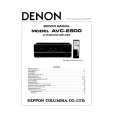 Cover page of DENON AVC-2800 Service Manual
