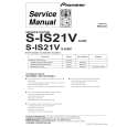 Cover page of PIONEER S-IS21V/XJI/E Service Manual
