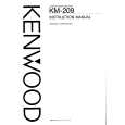 Cover page of KENWOOD KM209 Owner's Manual