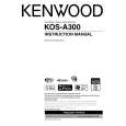 Cover page of KENWOOD KOS-A300 Owner's Manual