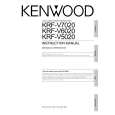 Cover page of KENWOOD KRF-V5020 Owner's Manual