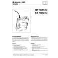 Cover page of SENNHEISER BF1083-U Service Manual
