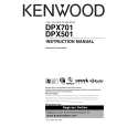 Cover page of KENWOOD DPX501 Owner's Manual