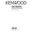 Cover page of KENWOOD HM-982RW Owner's Manual