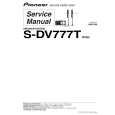 Cover page of PIONEER S-DV777T/XCN5 Service Manual