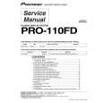 Cover page of PIONEER PRO-110FD Service Manual