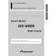 Cover page of PIONEER AVD-W8000/UC Owner's Manual