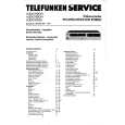 Cover page of TELEFUNKEN 2970/E Service Manual