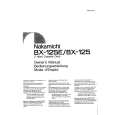 Cover page of NAKAMICHI BX125 Owner's Manual