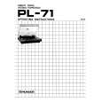 Cover page of PIONEER PL-71 Owner's Manual