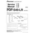 Cover page of PIONEER PDP-S49-LR/XZC/WL5 Service Manual