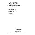 Cover page of CANON ADF GP605 Service Manual