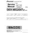 Cover page of PIONEER DEH-MG2047-ZF Service Manual