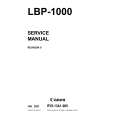 Cover page of CANON LBP1000 Service Manual