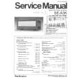 Cover page of TECHNICS SEA3K Service Manual