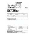 Cover page of PIONEER SXQ180 Service Manual