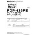 Cover page of PIONEER PDP-436PG Service Manual