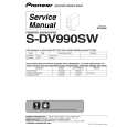 Cover page of PIONEER S-DV940SW/KUCXJI Service Manual