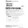Cover page of PIONEER GEX-P910XM-2 Service Manual
