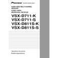 Cover page of PIONEER VSX-D811S-S/MYXJI Owner's Manual