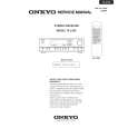 Cover page of ONKYO TX-2100 Service Manual