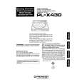 Cover page of PIONEER PL-X430 Owner's Manual