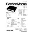 Cover page of TECHNICS SLJ1 Service Manual