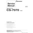 Cover page of PIONEER CS-7070/SXTW/EW5 Service Manual