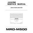 Cover page of ALPINE MRDM500 Service Manual